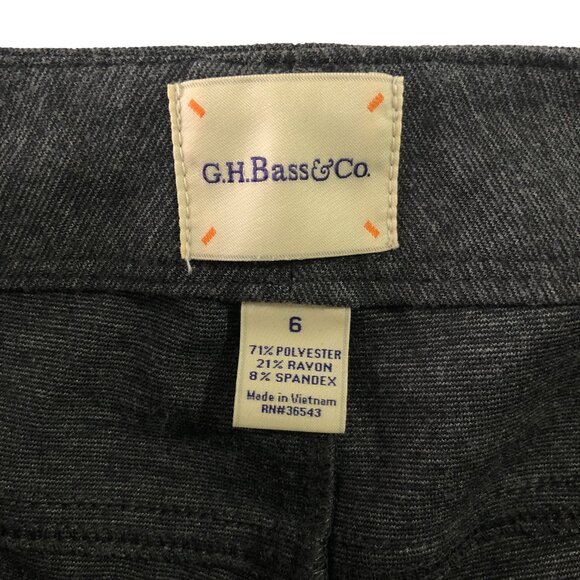 G.H.Bass & Co. Womens Size 6 Gray Stretch Skinny Dress Pants - Picture 6 of 8
